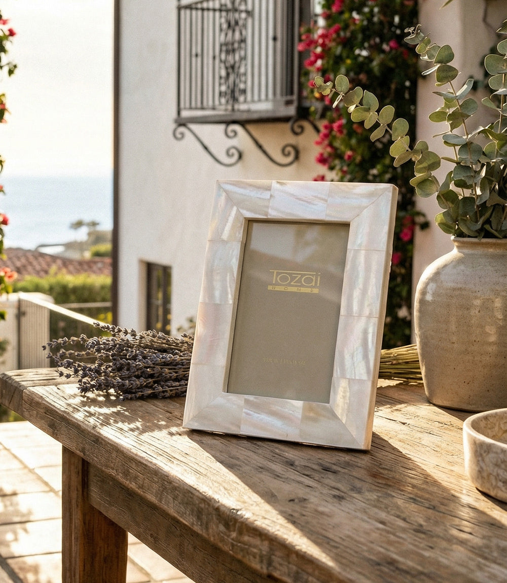 Mother Of Pearl Picture Frame, 4
