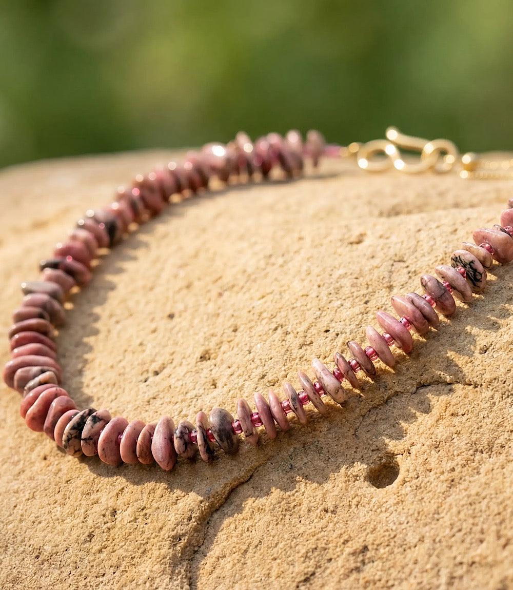 Gemstone Nugget Beaded Necklace – Karen Kane