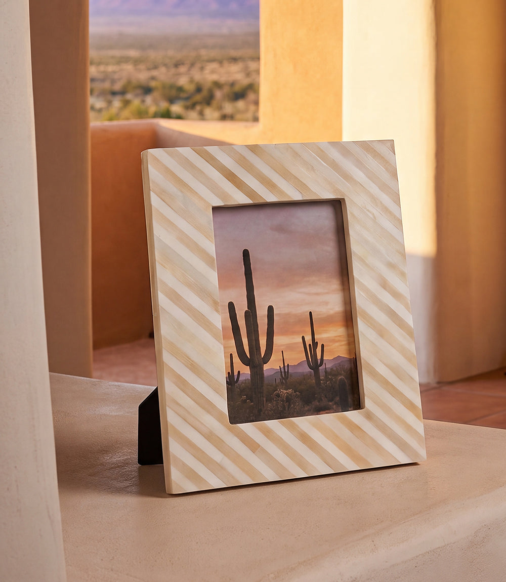 Mosaic Bone Picture Frame – Karen Kane