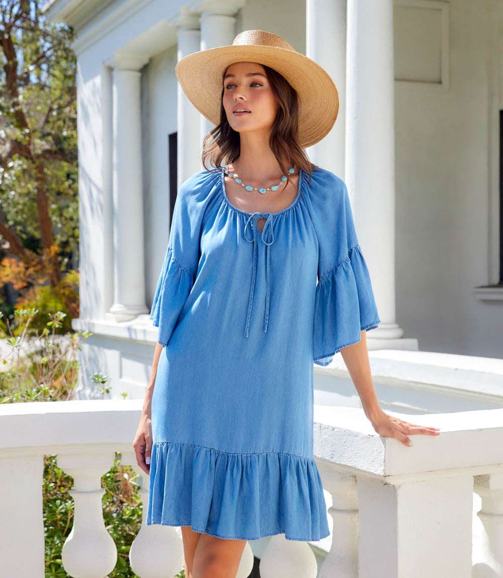 Ruffle Hem Dress