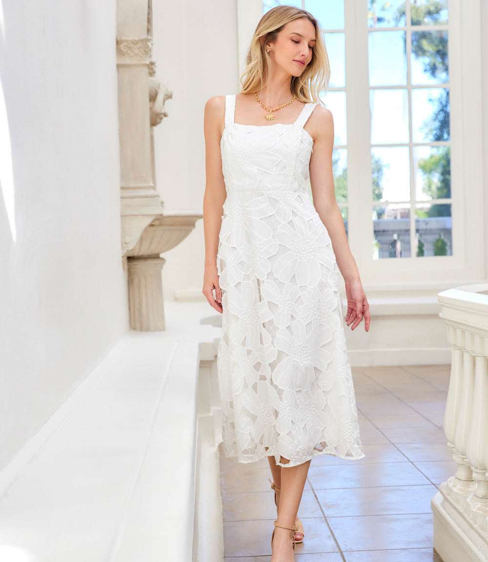white embroidered midi dress Cut-Out Sundress Size medium measures 42.5 Wyongtao Women Plus Size woman dresses Color:petrol green velvet