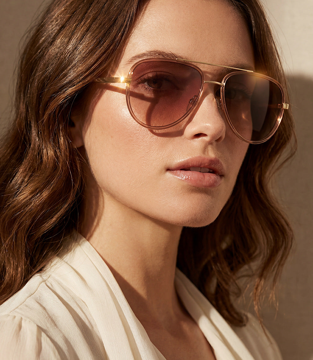 Karen Kane Women's Quay All In Medium Sunglasses, One Size, Doe Brown