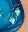Turquoise Kite Earrings
