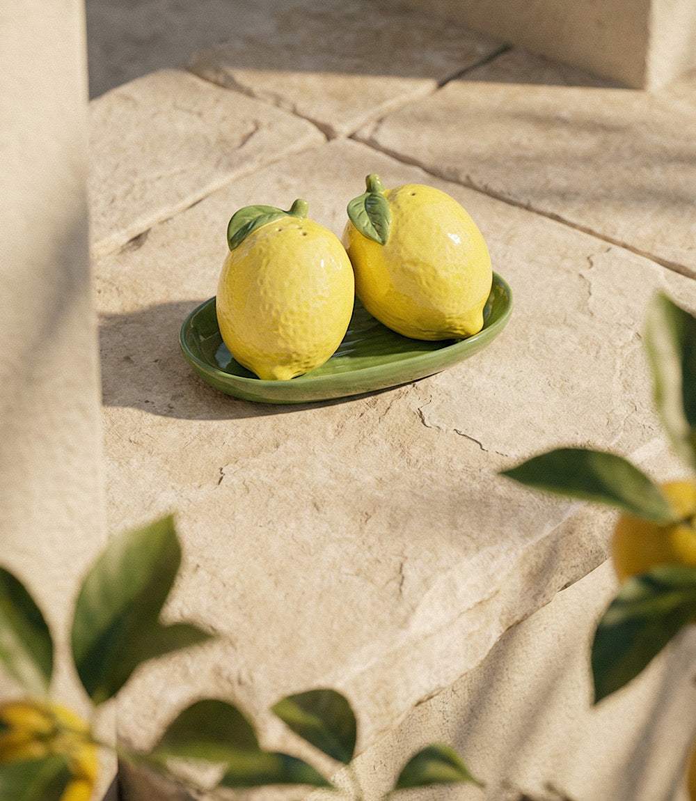 ダーレージャパン　パレスマリスベスト　レモンポップキャップ　Sブック　セット Lemon Grove Salt And Pepper Shakers - Brighten Your Table with