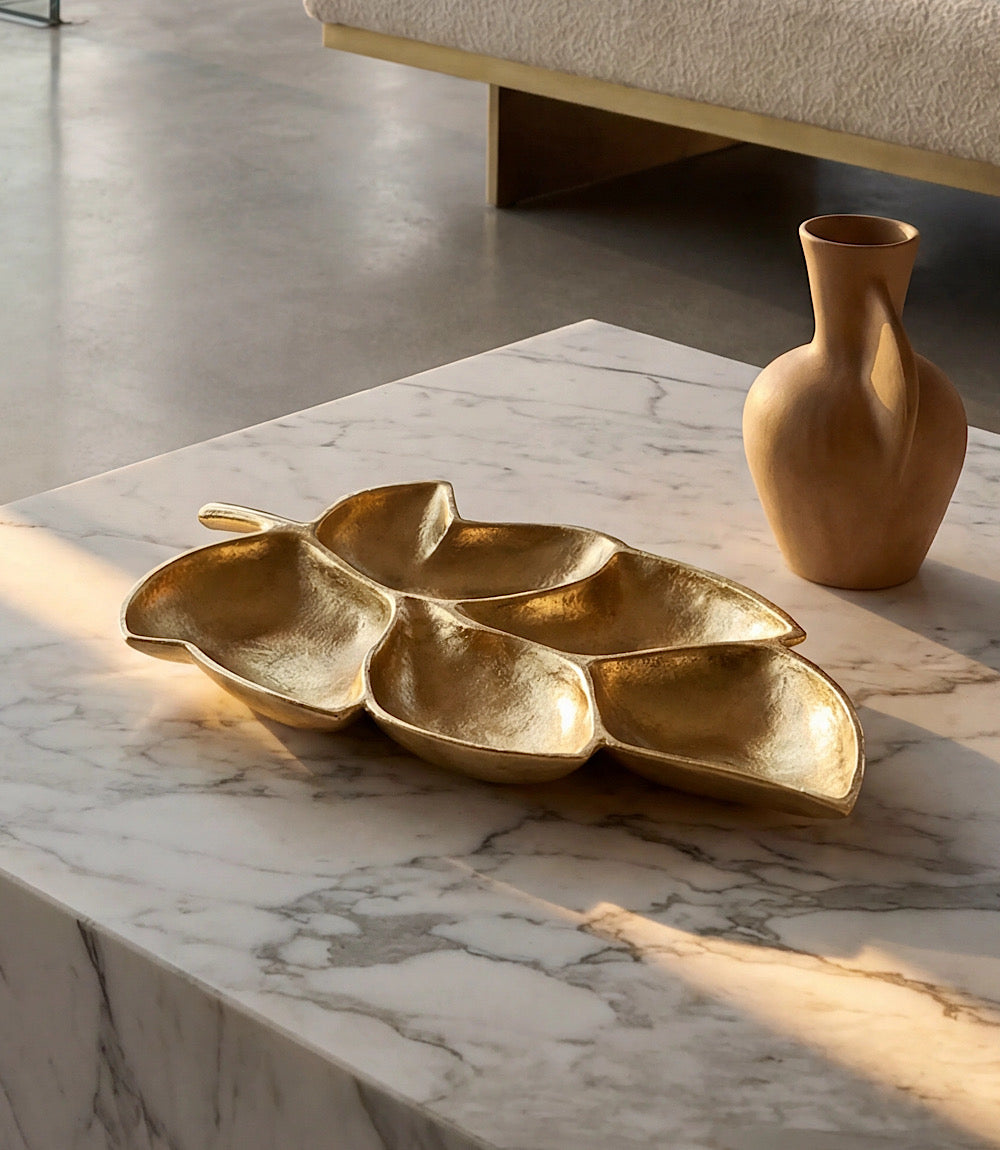 Golden Chestnut Leaf Tray – Karen Kane