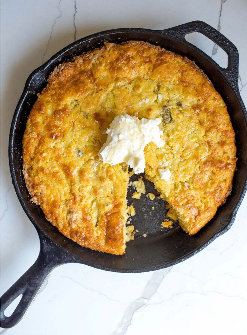 Cast Iron Cornbread with Whipped Honey Butter