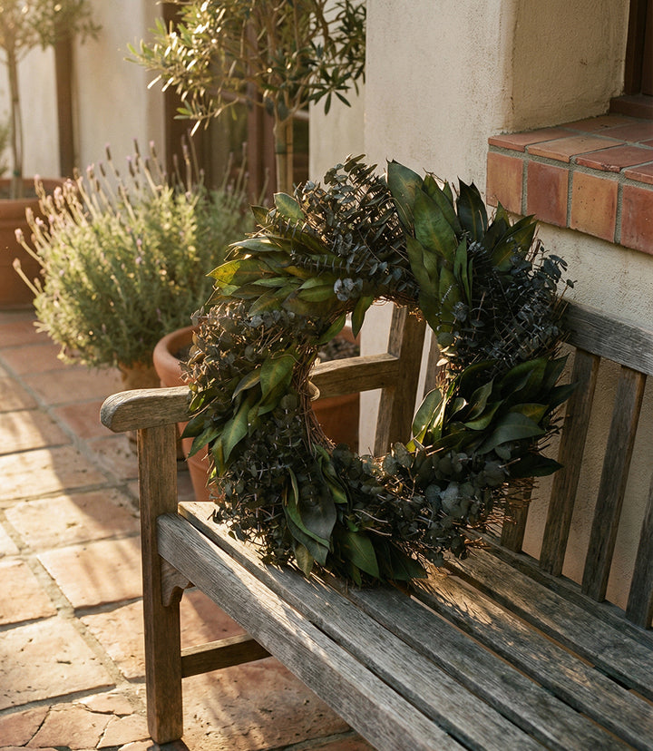 Cottage Greenery Wreath
