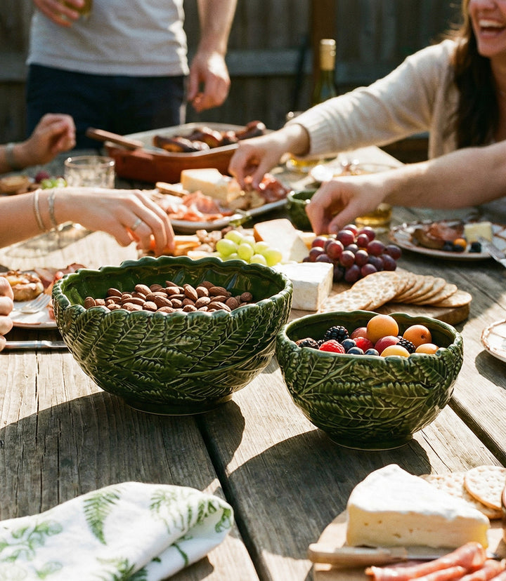 Fern Leaf Bowls, Set Of 2