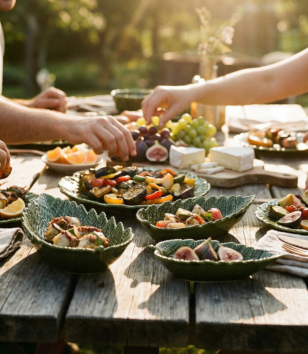 Fern Leaf Plates, Set Of 3