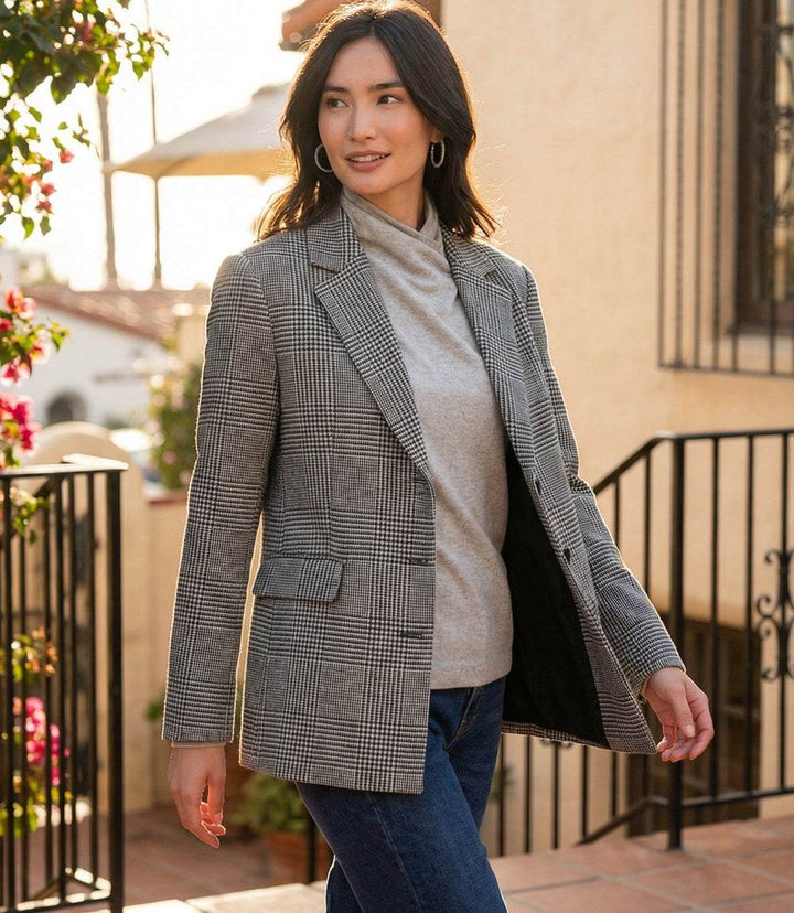 Houndstooth Blazer