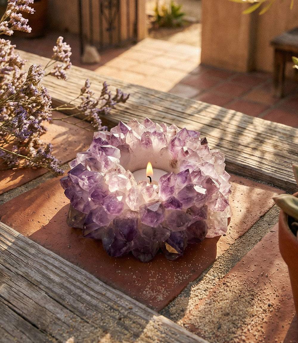 Karen Kane Crystal Candleholder - Thumbnail 3