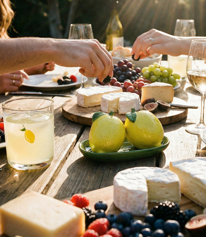 Lemon Grove Salt And Pepper Shakers