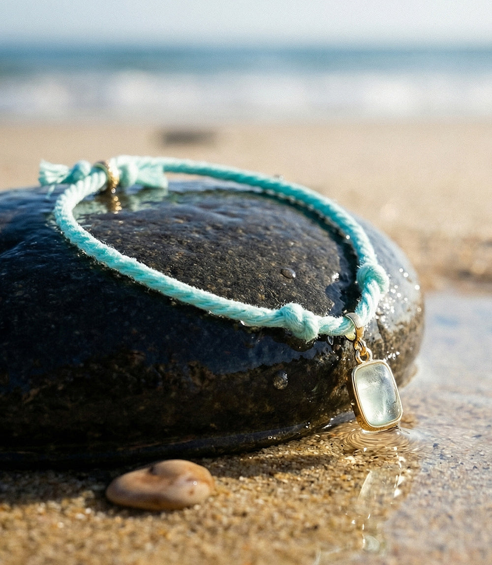 Rectangular Gemstone Cord Bracelet – Karen Kane