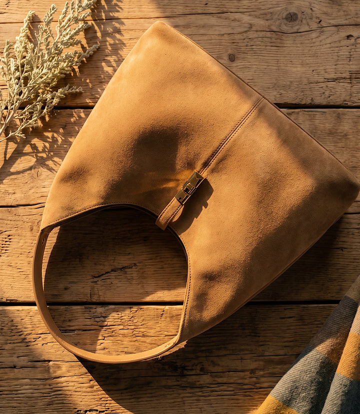 Billini Lamarr Faux Suede Shoulder Bag