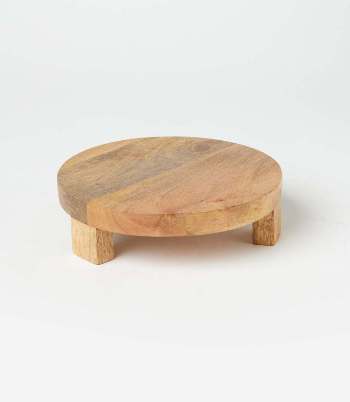Footed Round Charcuterie Board