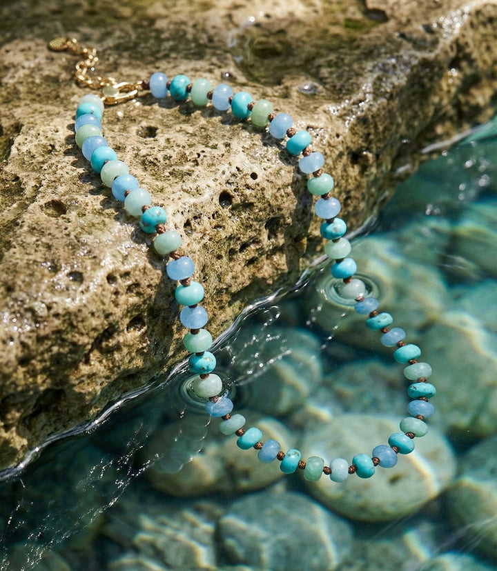 Beaded Gemstone Necklace