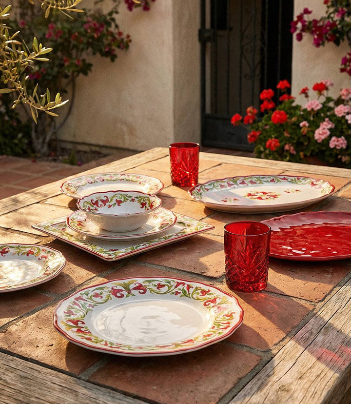 Melamine Roma Salad Plate