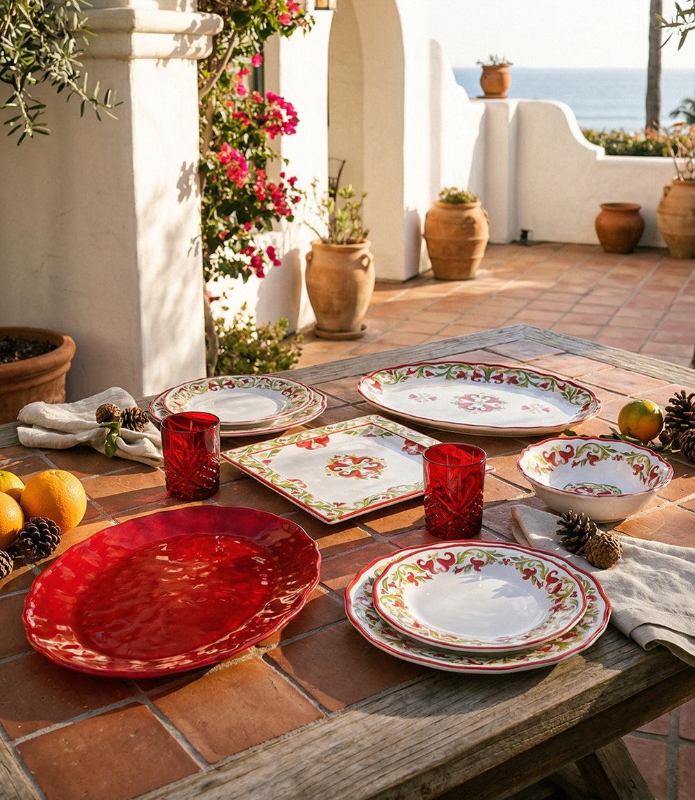 Melamine Roma Salad Plate
