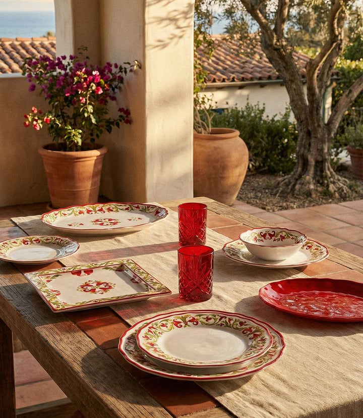 Melamine Roma Salad Plate
