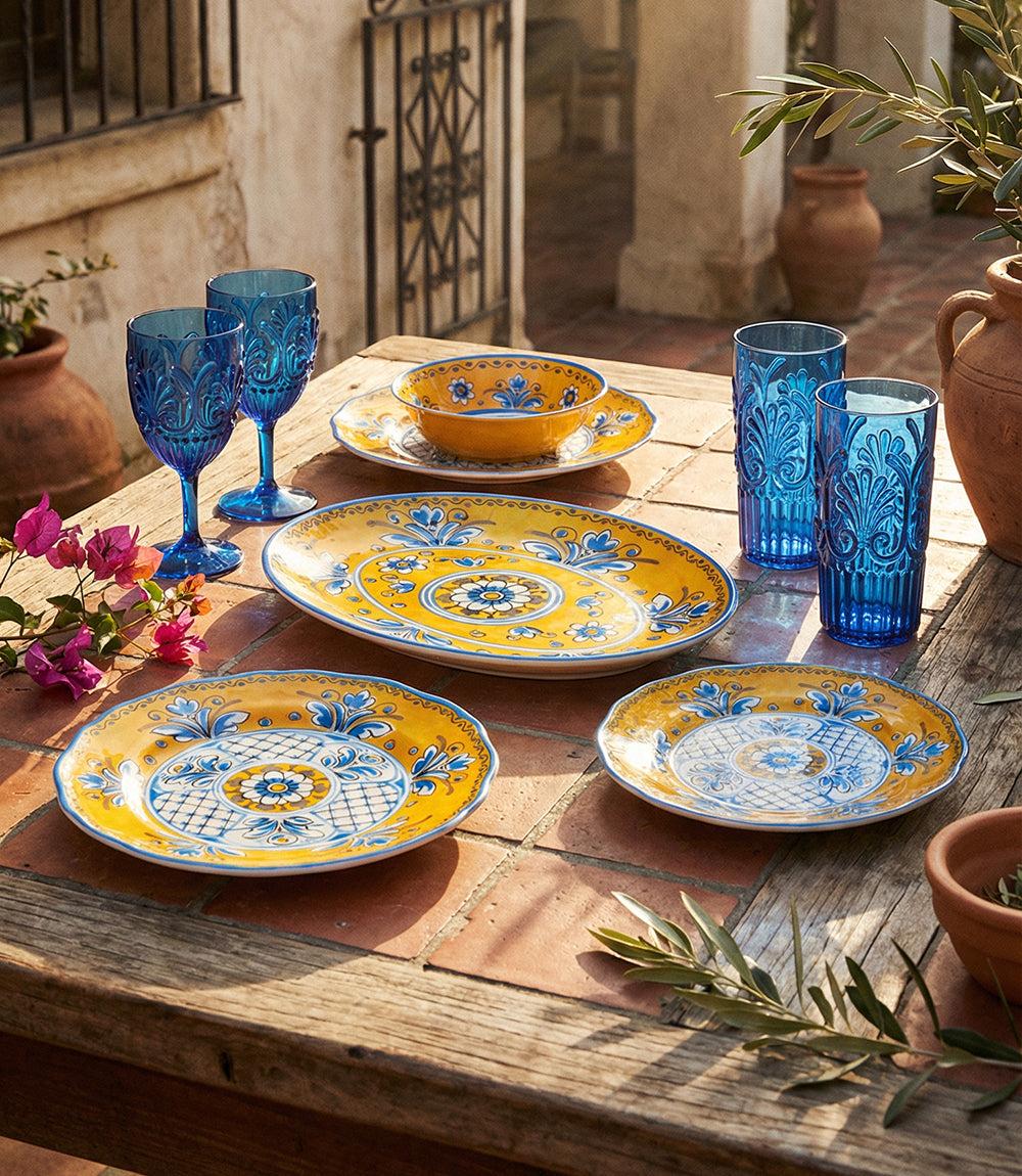 Acrylic Fleur Drinking Glass