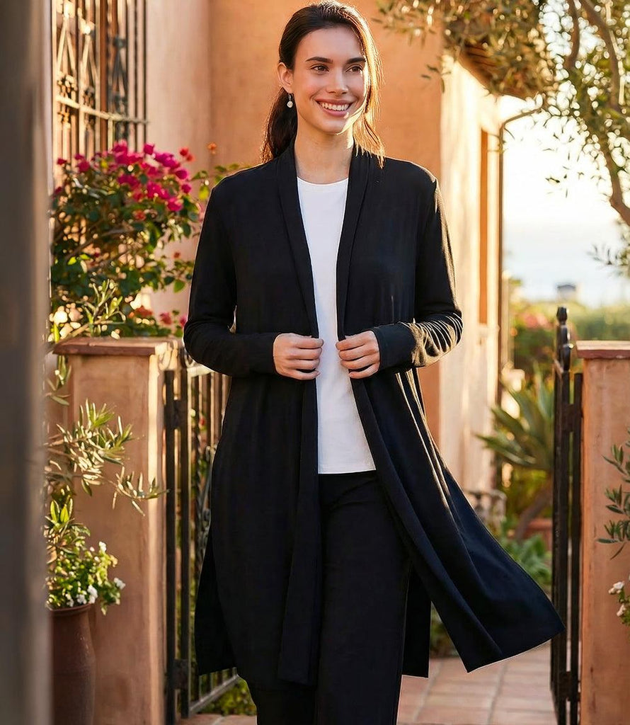 katie ガウン Travel Jersey Adjustable Zip Jacket - Comfortable & Versatile
