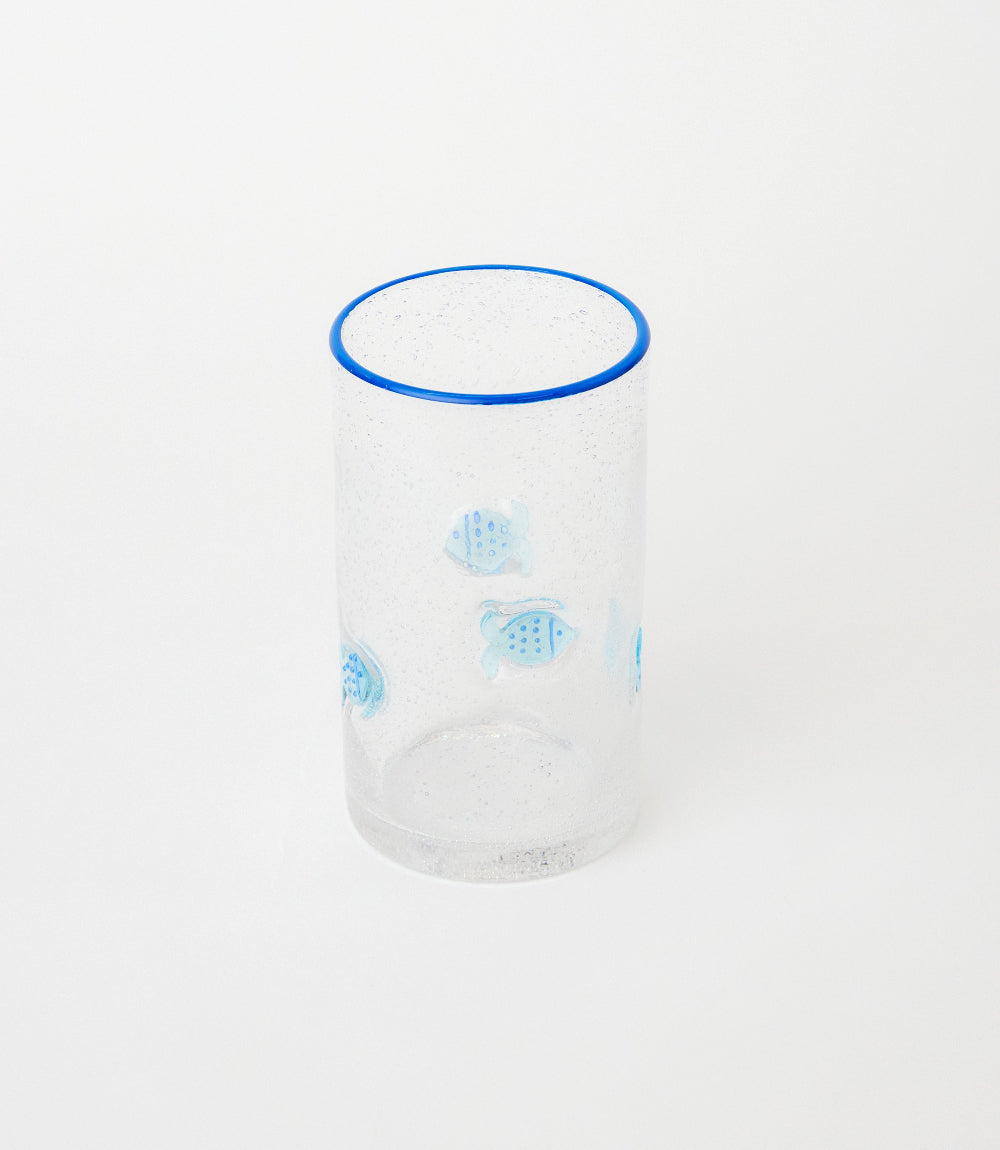 Fish Bubble Drinking Glass