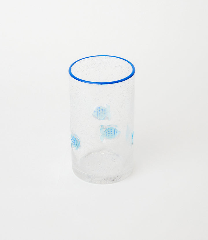 Fish Bubble Drinking Glass