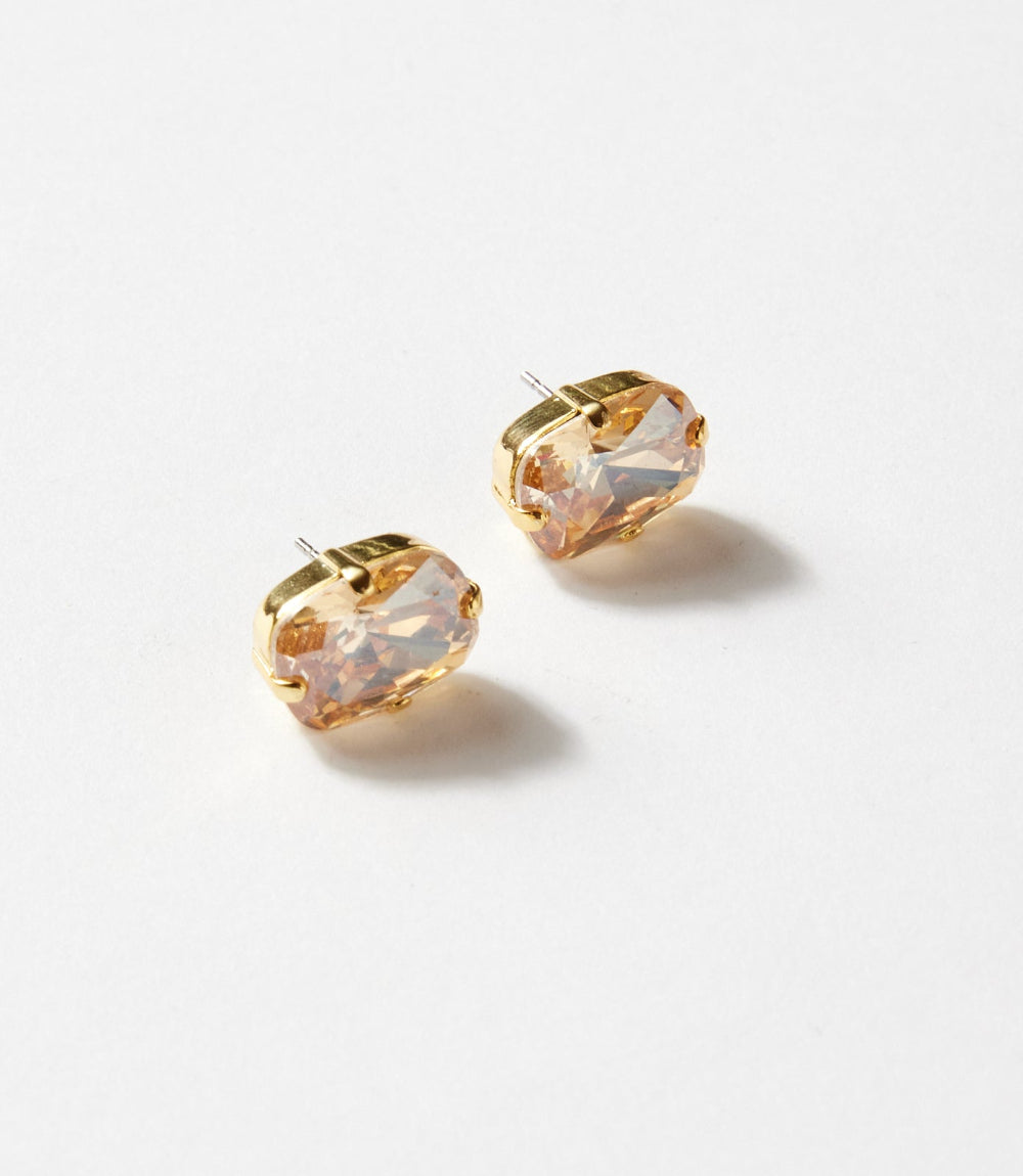 Oval Stud Earrings