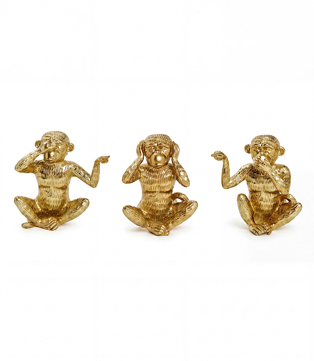 Hear No Evil, See No Evil, Speak No Evil Monkeys