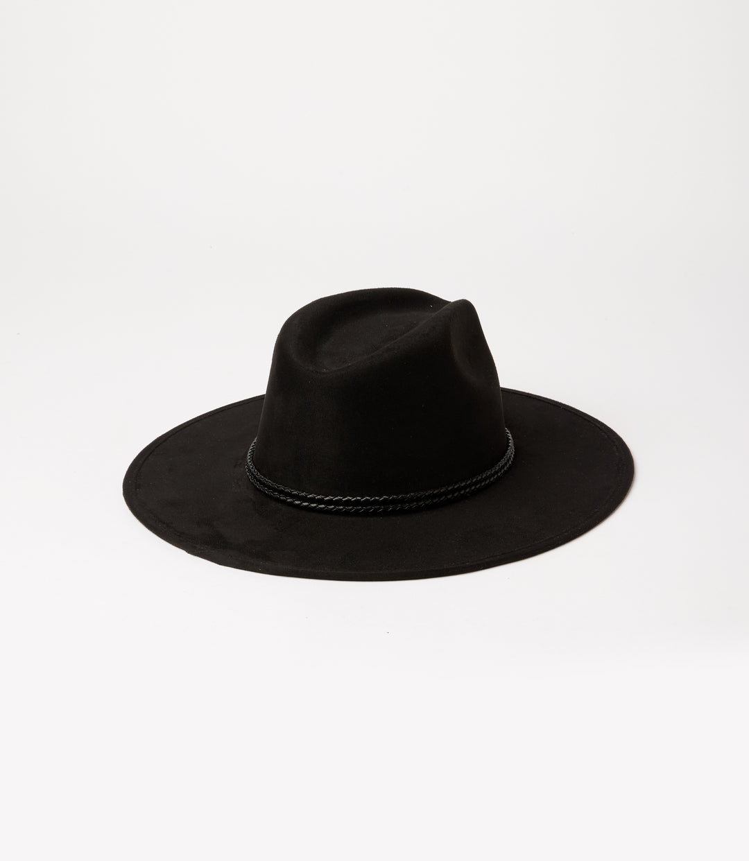 Braided Trim Fedora Hat