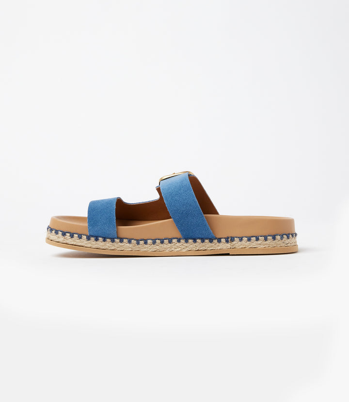Getaway Buckle Slip On Sandals