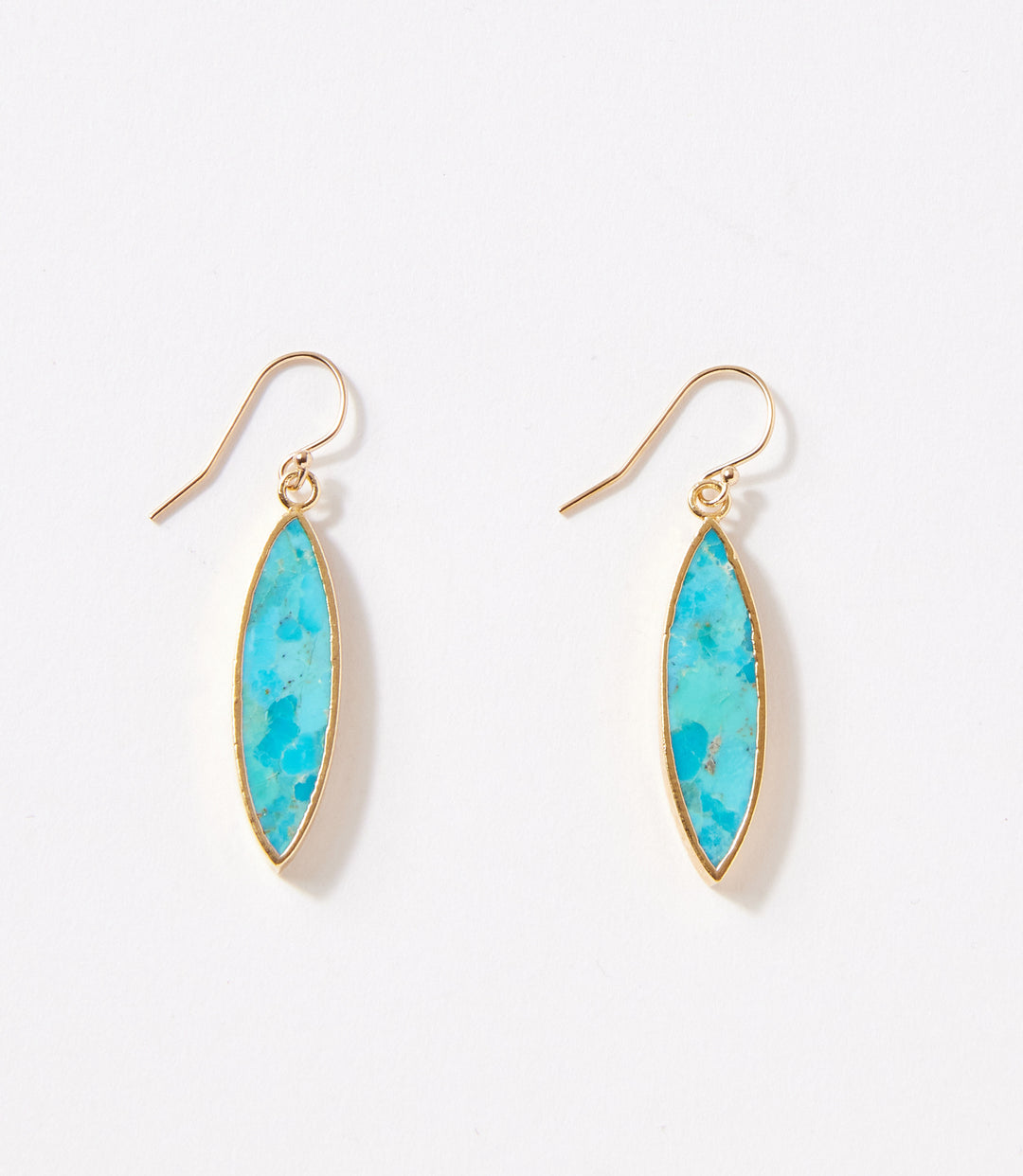 Marquise Turquoise Earrings