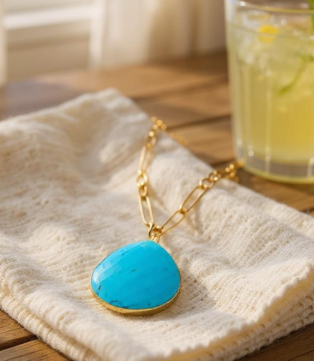 Turquoise Pendant Necklace