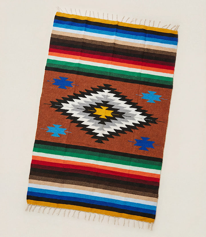 Red Earth Baja Fringe Blanket