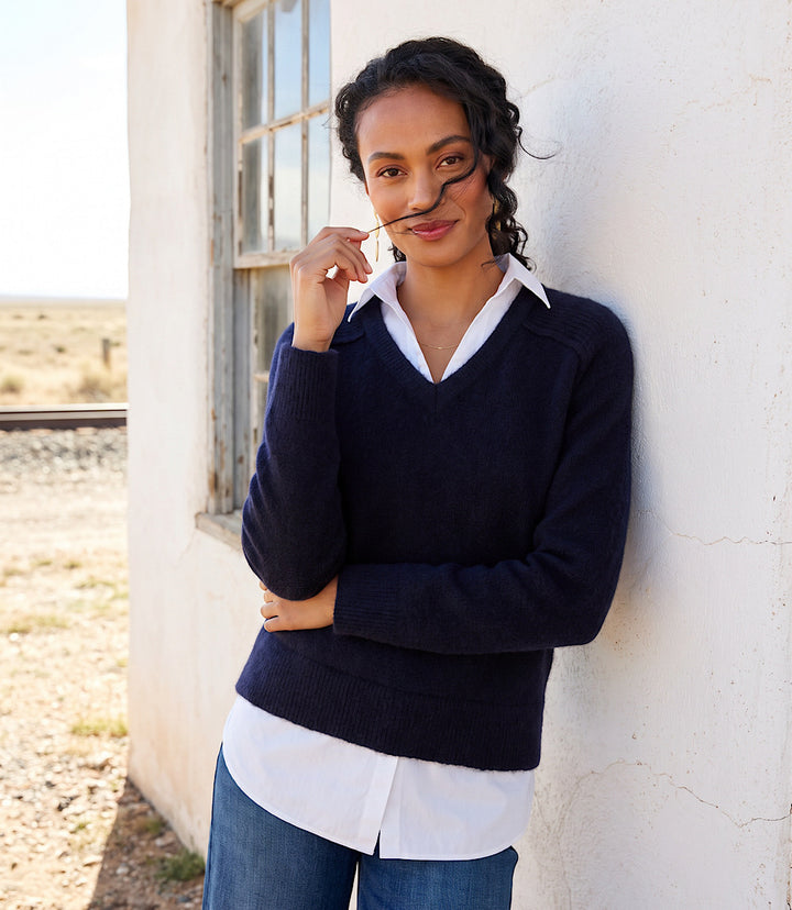 Petite Size Layered Sweater
