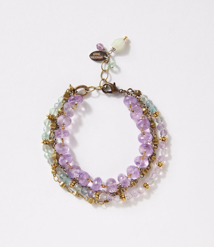 Amethyst Multistrand Bracelet