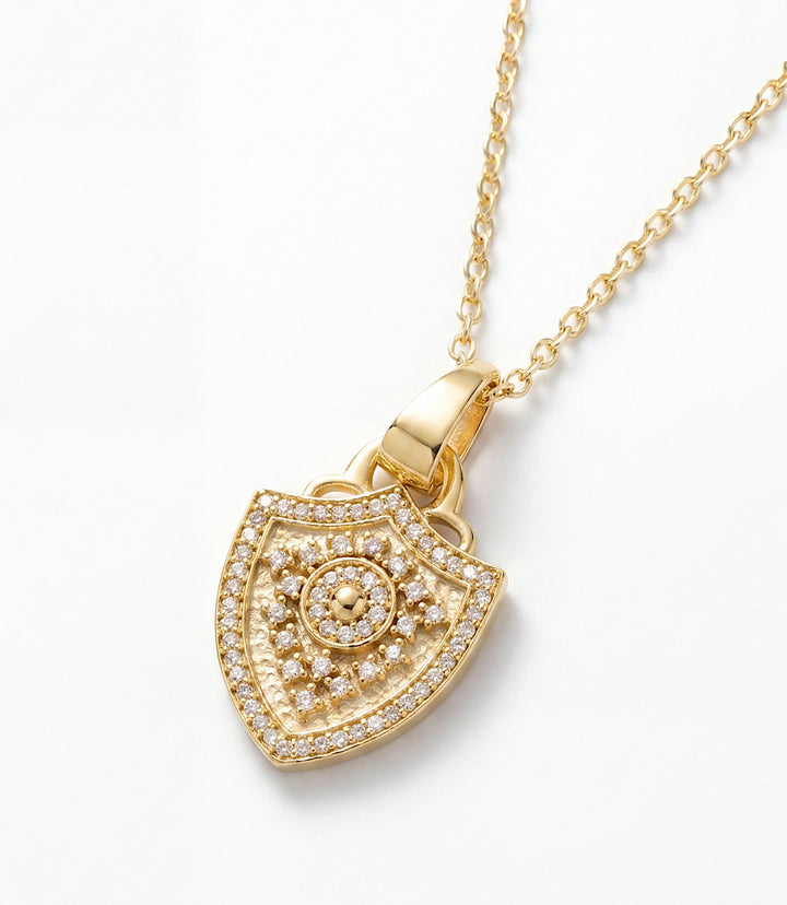 Crest Pendant Necklace