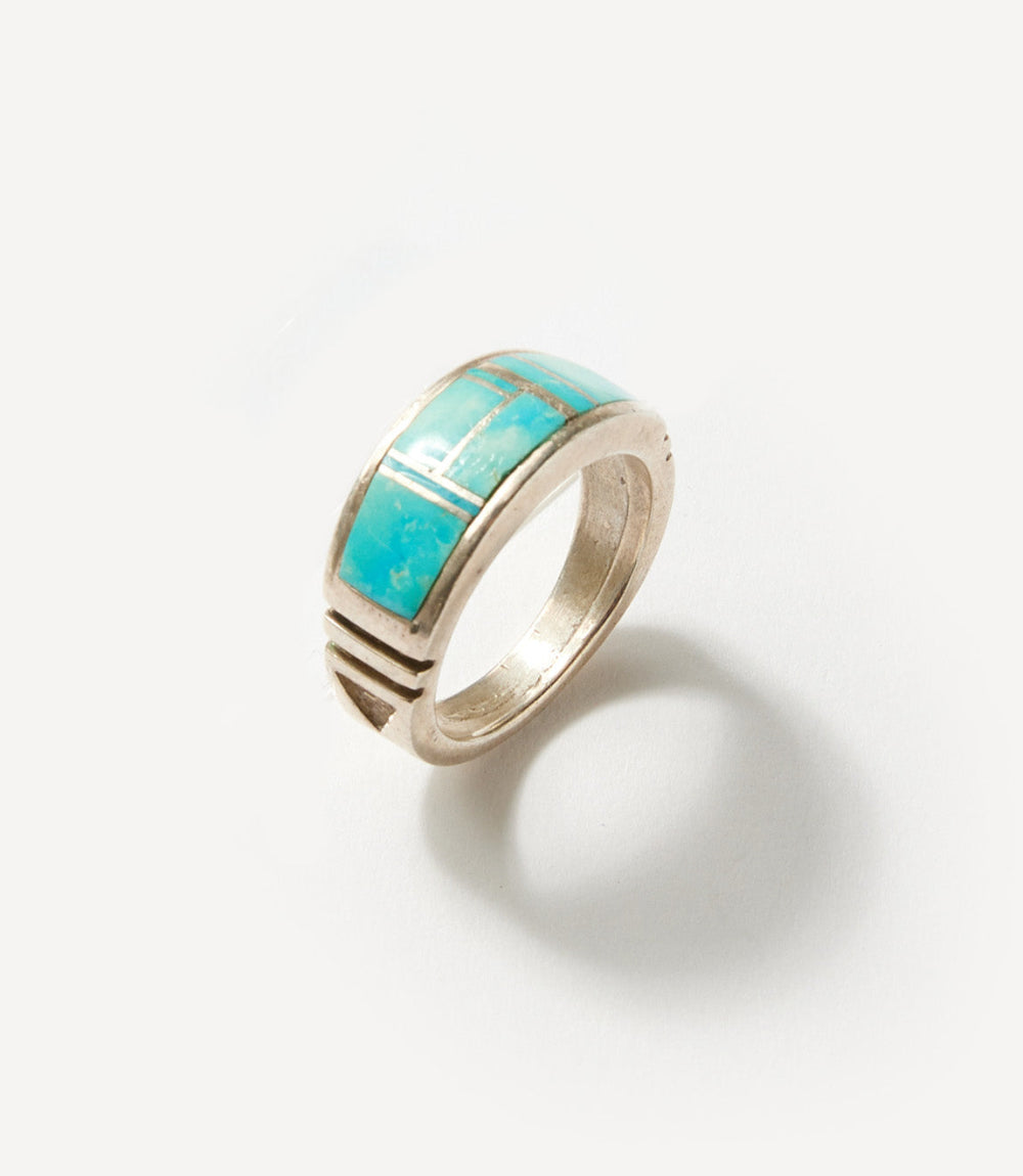 Kingman Turquoise Inlay Ring