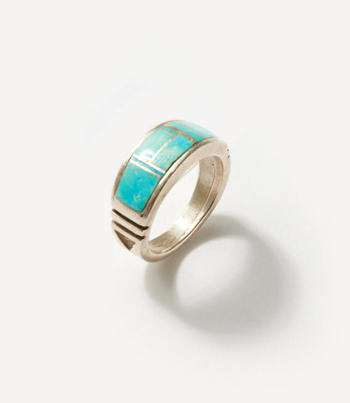Kingman Turquoise Inlay Ring