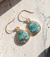 Turquoise Teardrop Earrings