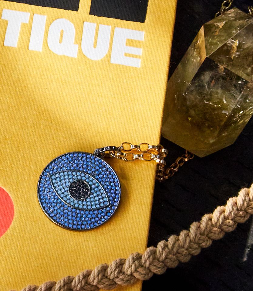 Pavé Crystal Pendant Necklace