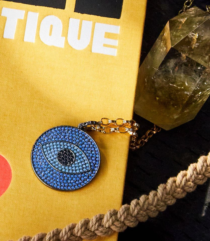 Pavé Crystal Pendant Necklace