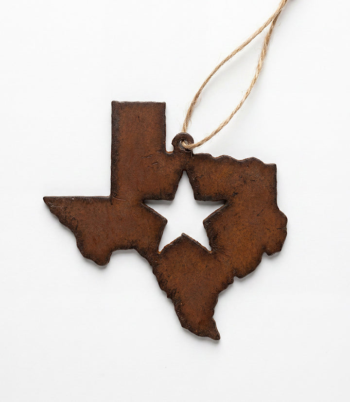 Steel Texas Star Ornament