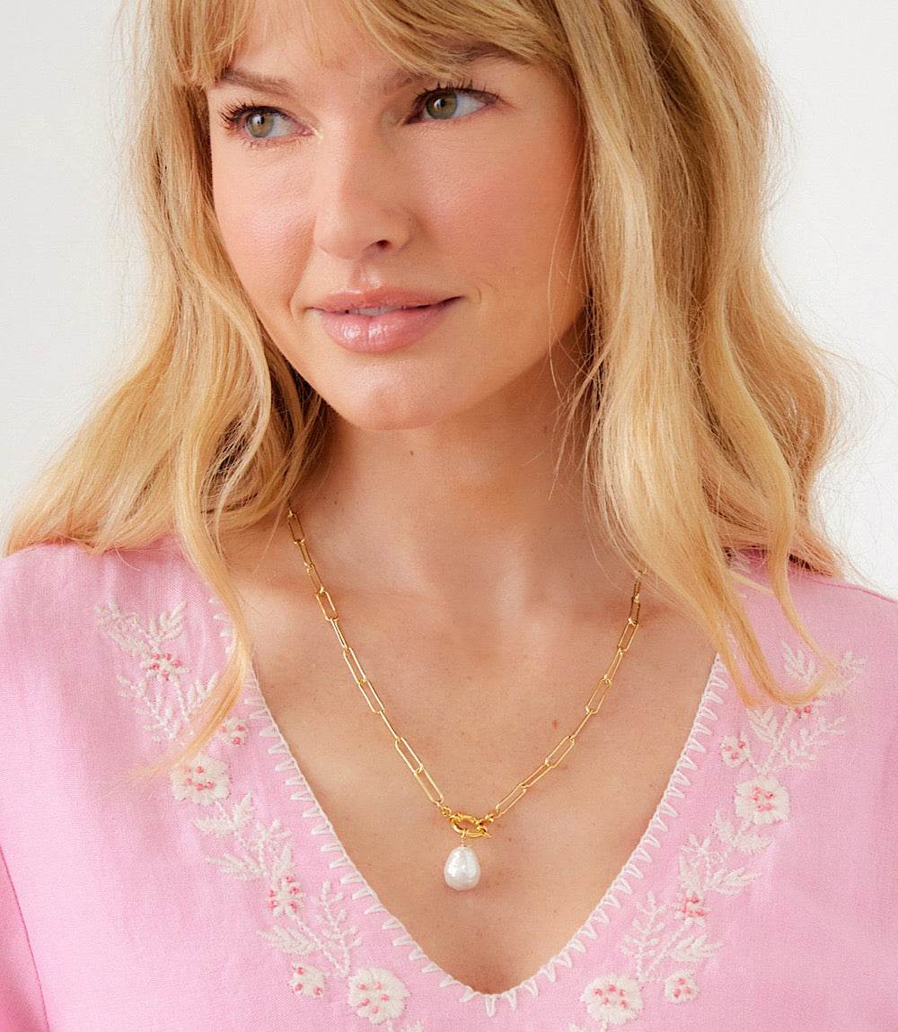 Pearl Toggle Necklace