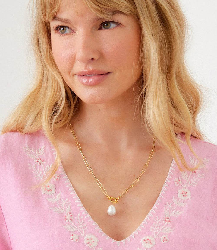 Pearl Toggle Necklace