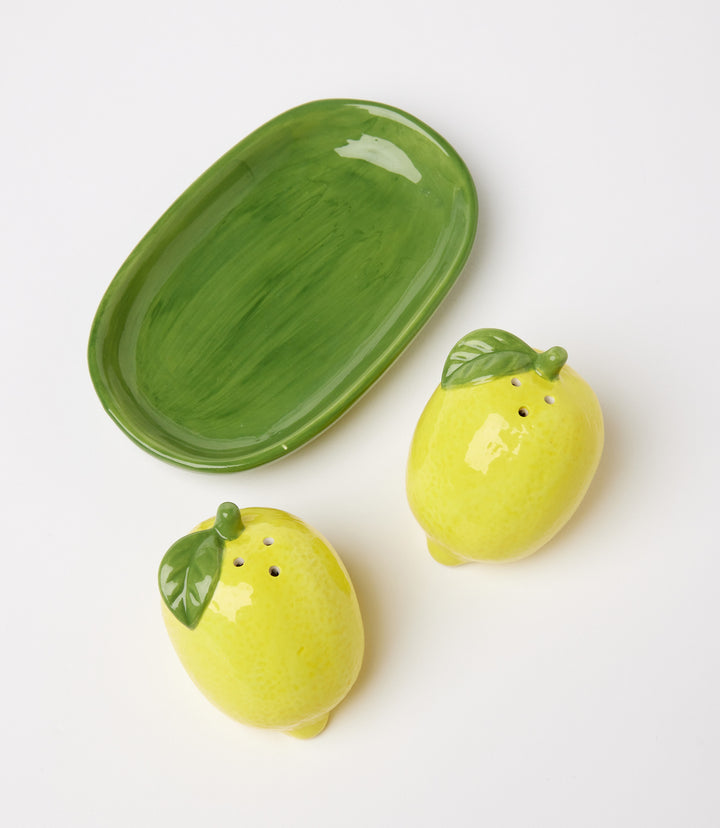 Lemon Grove Salt And Pepper Shakers