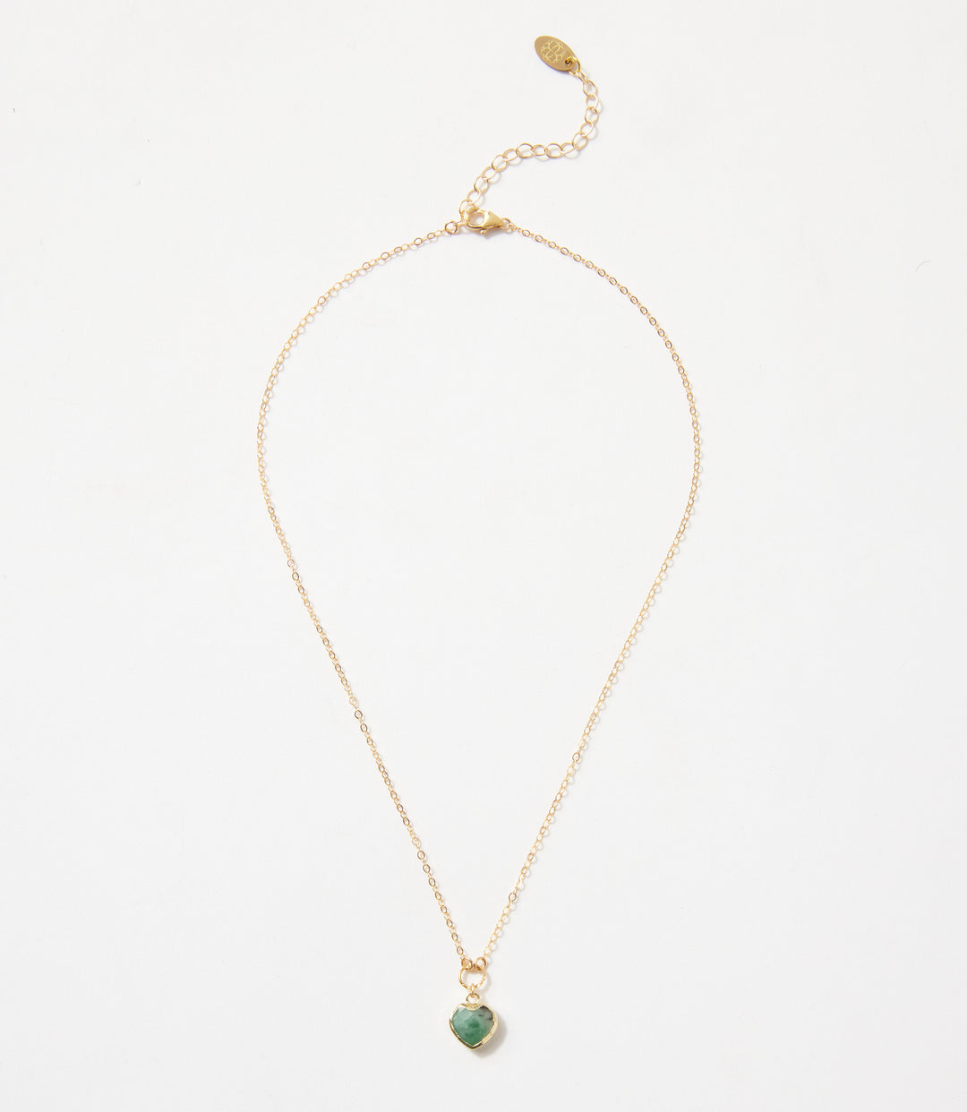 Emerald Heart Necklace