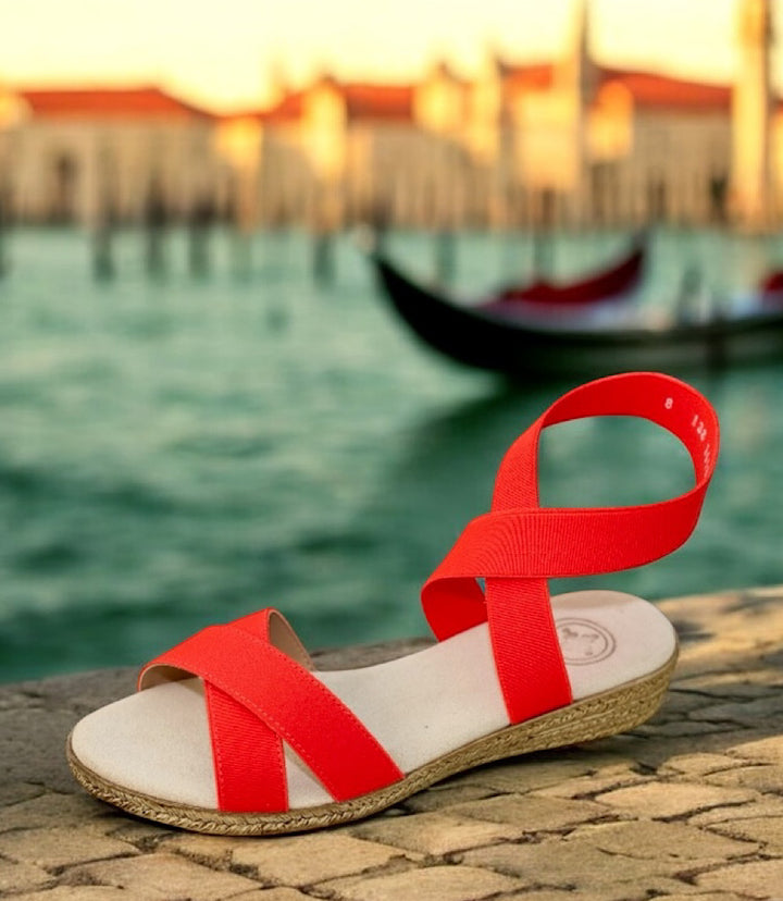 Amelia Espadrille Wedge Sandals