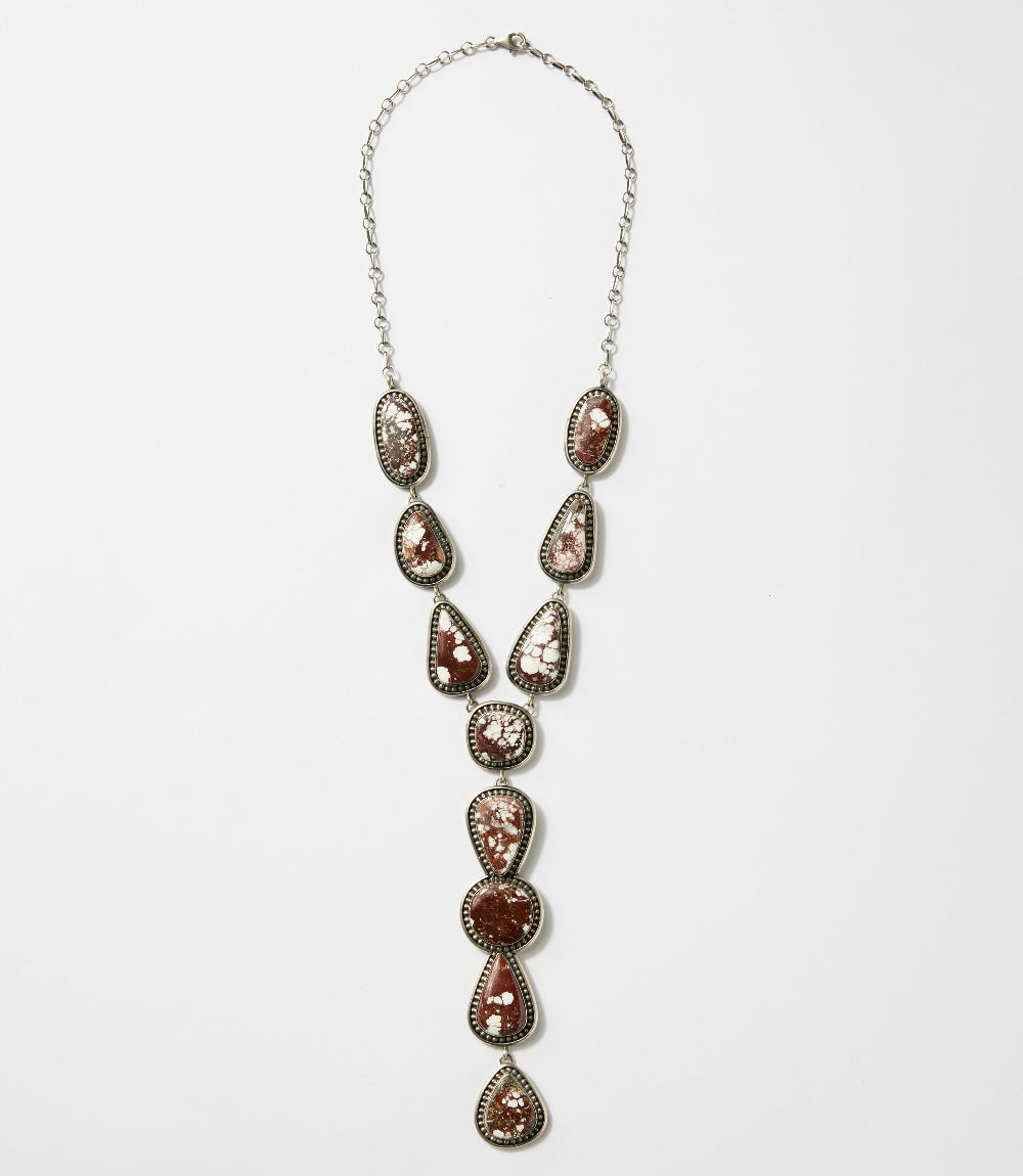 Wild Horse Turquoise Lariat Necklace & Earring Set