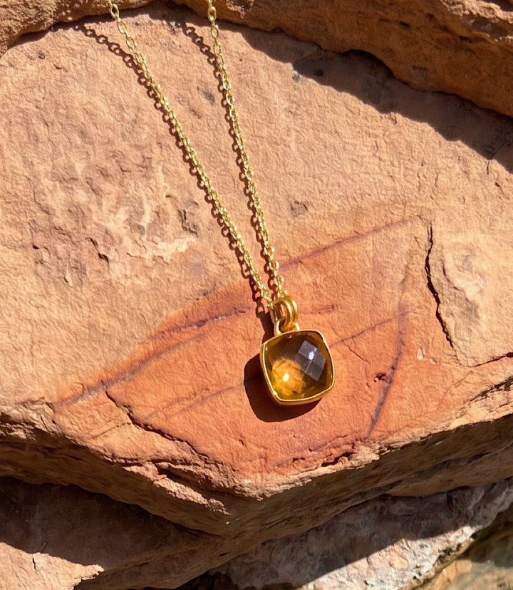 Citrine Gemstone Necklace